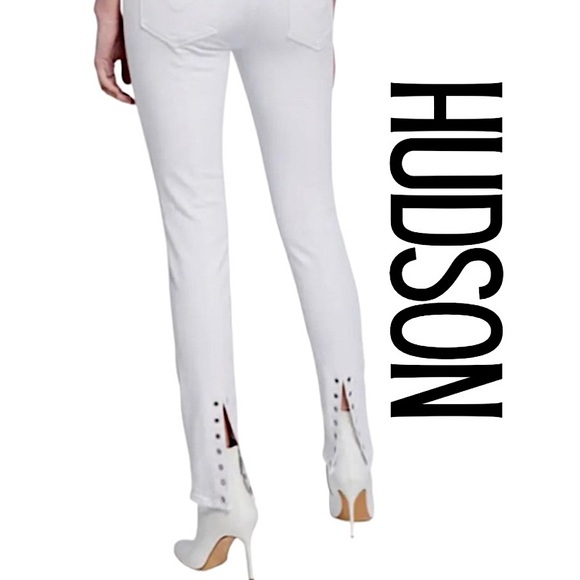HUDSON JEANS Nico White Cigarette Mid-Rise
Skinny Jeans Size 30 LIKE NEW! - Picture 1 of 15